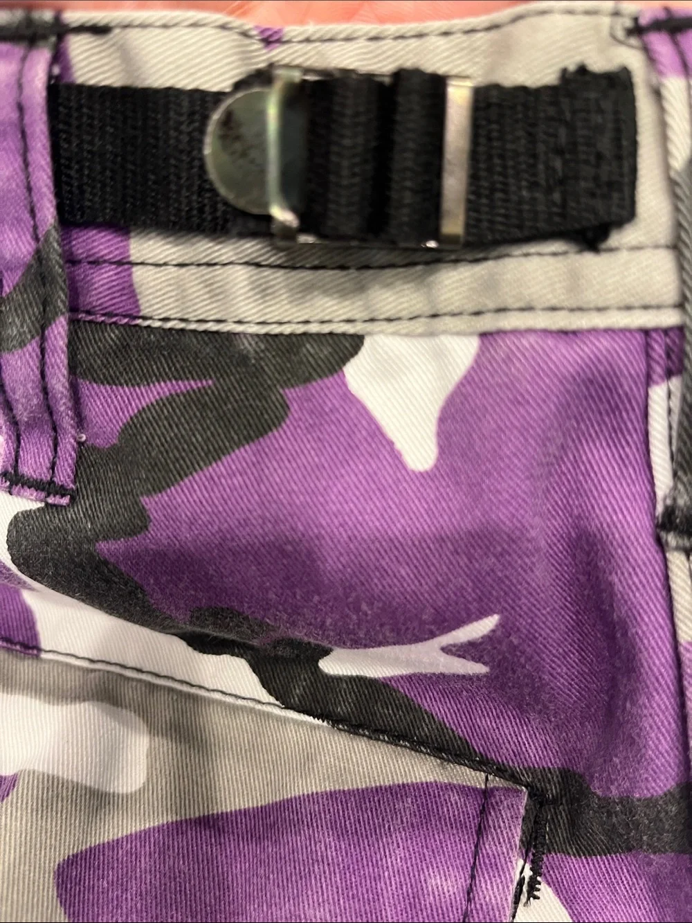 Gnarcotic “ Four Loko” Camo Cargo Pants Sz 28-31 Adjustable -Unisex Streetwear